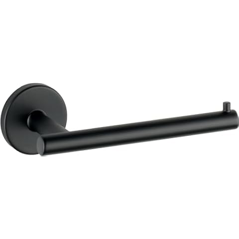 Delta Trinsic Matte Black Toilet Paper Holder Cover