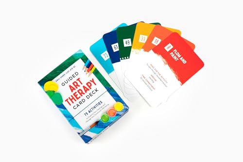 Guided Art Therapy Card Deck: 75 Activities to Explore Your Feelings and Manage Your Emotional Well-Being Cards – October 31, 2023 - Image 3