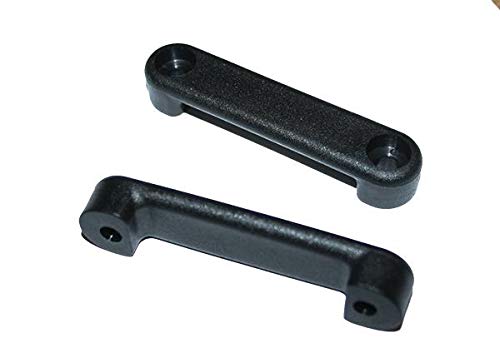 Nautos HPN051 - Flat Saddle - 50MM Webbing - Heavy Duty - Set of 4 Pieces - Black or White (White)