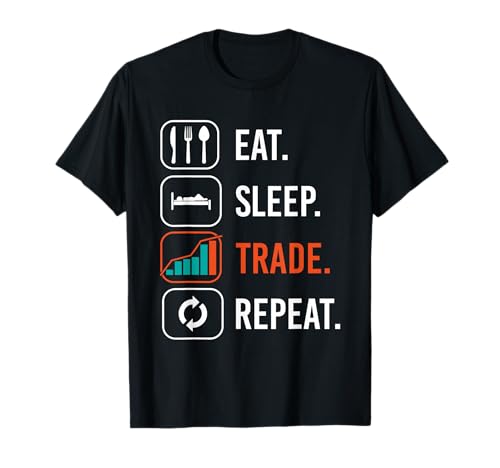 Lustiges Trader B&ouml;rsen Aktienh&auml;ndler Aktion&auml;r Spr&uuml;che Design T-Shirt
