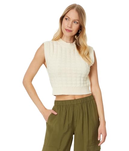 Madewell Women's Sarandon Checkered Stitch Vest