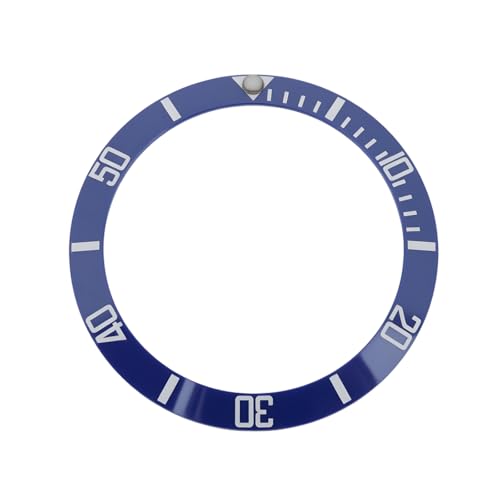 VGOL Anillo de Inserción de Bisel de Cerámica para Reloj Compatible con Rolex Sub 116610 16610 (Azul) (38 X 30,7 X 1,6 Mm)