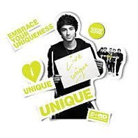 1 X One Direction Limited Edition 1d + Od Together Locker Decals, Zayn - Unique, Neon Yellow