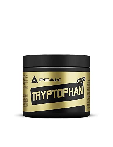 PEAK Tryptophan - 90 Kapseln ergänzt mit Vitamin B-Komplex & Magnesium – Für Wohlbefinden, Nerven & Schlaf – L-Tryptophan hochdosiert