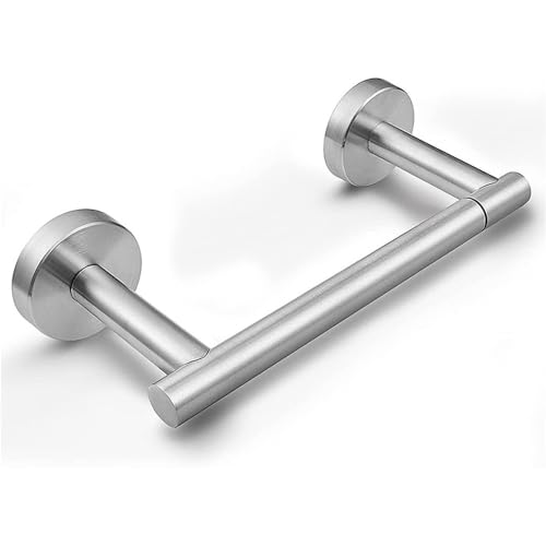 Portarotolo di carta igienica da parete in acciaio inossidabile, portarotolo di carta igienica dorato, portarotolo per bagno, articoli per la casa, ferramenta, spazzolato