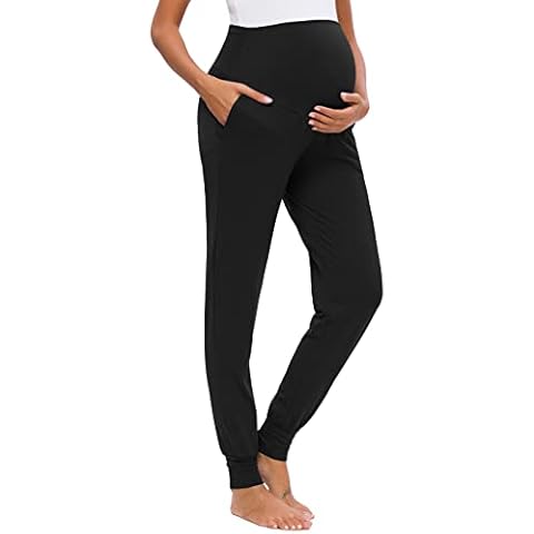 Liu & Qu Maternity Women's Casual Pants Stretchy Comfortable Lounge Pants Cover