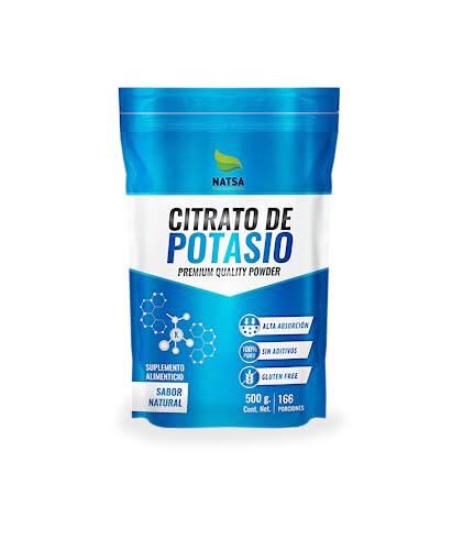 citrato de potasio tabletas Marca NATSA