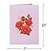 Paper Love Valentine's Pop Up Flower Bouquet Card, 3D Classic Red Roses Bouquet, with Detachable Forever Flowers Keepsake, Gift for Valentines Day, Birthday, Anniversary, Wedding, All Occasion - Oversized 10