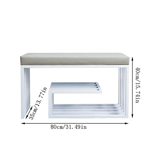 Tabouret à langer et rangement de chaussures pour une entrée ordonnée - 4
