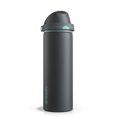 Insulated Water Bottle with Straw - Encool Stai...