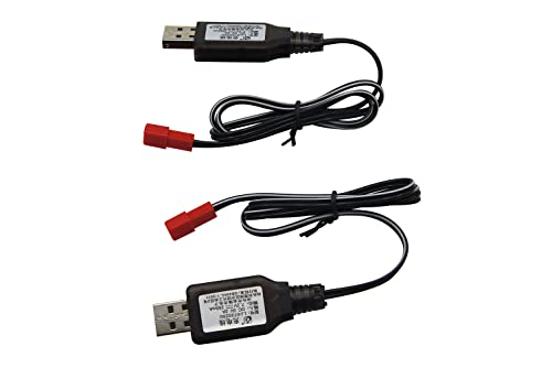 Blomiky 7.2V JST plug USB Charger cable for TR-211 TR-215 550 15 Channel RC Excavator 7.2V NiCd or NiMh Rechargeable Battery 7.2V JST USB