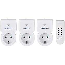 Ventilador Orbegozo Carrefour Orbegozo PG 30 Enchufes ON/OFF, Potencia Máxima 3600 W, hasta 16 amperios, Mando a Distancia