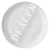 HEALSOPTHY Kristall Poker Button Verschleißfest Transparent Professioneller Spielehändler Für Holdem Turniere Und Heimspiele