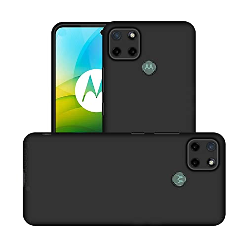Image of Case Creation Liquid TPU Silicone Cover for Moto G 5G Soft Case,Anti-Dirty Slim Case Frosted Matte Cute Candy TPU Raised Bezel (Splash of Color) Back Case Cover for Motorola Moto G 5G -Black