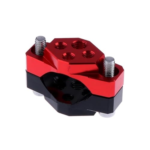 Soporte montaje barra luz moto de aluminio robusto y abrazadera fija para manillar