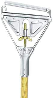 Boardwalk UNS 601 BWK601 Quick Change Metal Head Wooden Mop Handle, Junior, 7/8