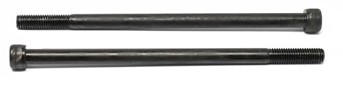 Image of iexcell 4 Pcs M10 x 190mm Partially Threaded Thread Pitch 1.5 mm Alloy Steel 12.9 Grade Hex Socket Head Cap Screws Bolts Kit, Black Oxide Finish