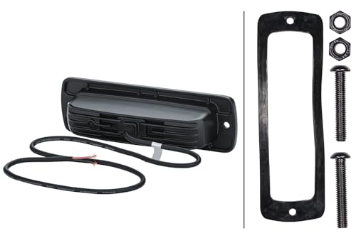 HELLA LED Fernscheinwerfer - Black Magic Edgeless Mini Lightbar 6.2 - 12V / 24V - 2000lm - rechteckig - Nahfeldausleuchtung - Kabel: 800mm - Stecker: offene Kabelenden - 1FB 358 176-221