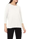 Tunnelzugband am Saum Cecil Damen Shirt in Strick-Optik Pure Off White XXL