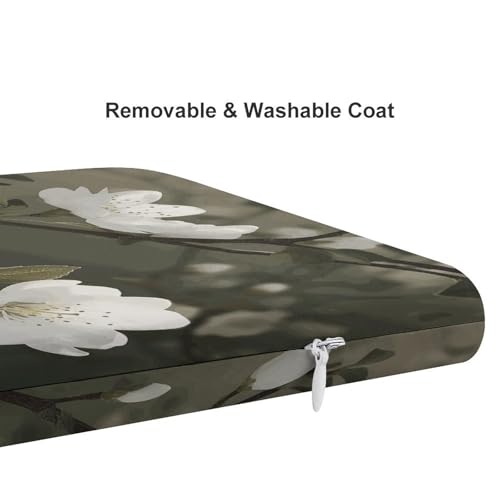 Coussin de sol de méditation en mousse à mémoire de forme à fleurs - 5
