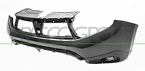 PRASCO Parachoques DA8241001 delante negro liso Compatible con DACIA Duster II