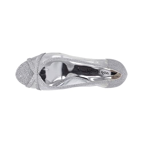 Easy Street Women's Picaboo Pump, Silver Glitter, 9 #TOP1