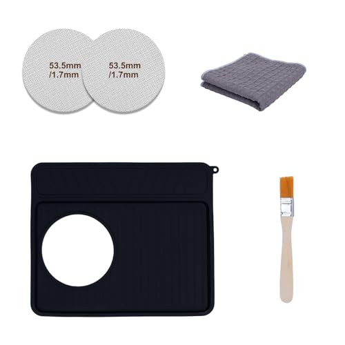Prokitchen Espresso Tamping Mat & Cleaning Brush Set