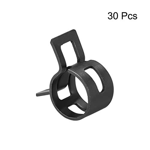 Uxcell - Morsetto a fascia in acciaio, 10 mm, per