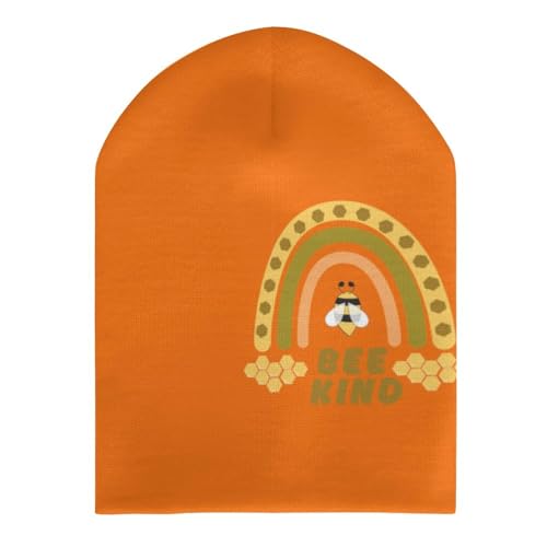 Unity Day Anti Bullying Be Kind Orange Kids Beanie Hat for for Girls Boys Children Cap Winter Knitted Chemo Cancer Headwear Accessories Gifts Decoration3