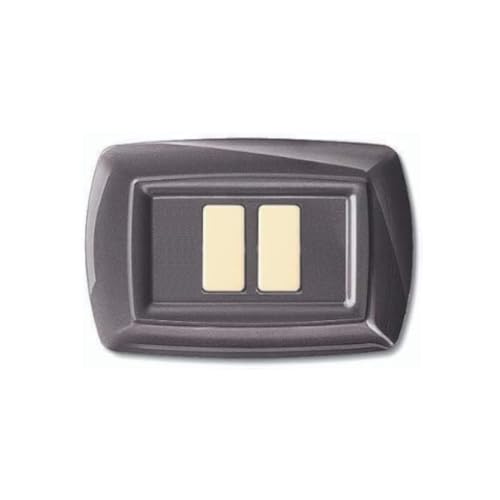 Plaque de finition compatible Bticino Magic 2 modules pour prise et interrupteur