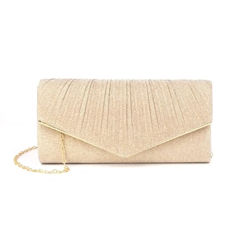 Pochette de soirée haut de gamme sac enveloppe paillettes avec finitions raffinées