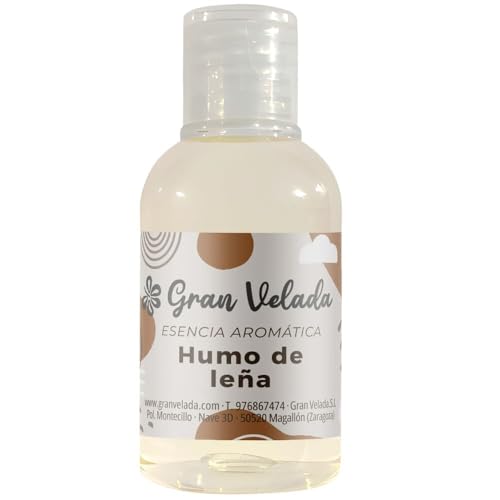 Gran Velada - Esencia Aromática Humo de Leña 50 ml | Esencia de Larga Duración | Ideal para Perfumar el Hogar | Fragancia Invernal Reconfortante