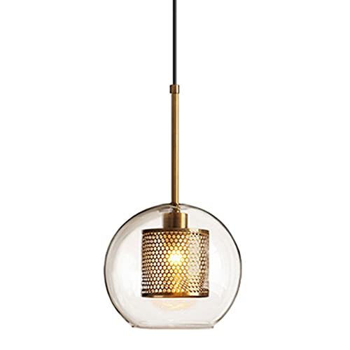 Petits pendentifs rétro en verre pour couloir et salon