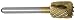 Gyros 46-20115 High Speed Cutter-Cylindrical, 5/16-Inch Diameter