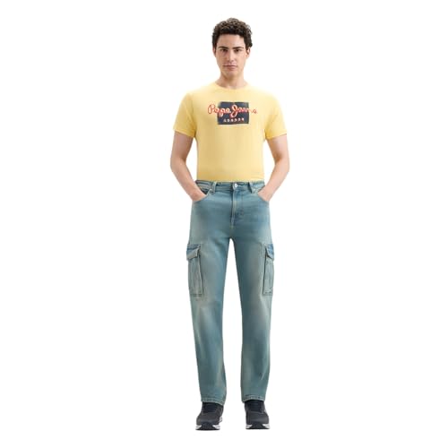 Image of Pepe Jeans Men T-Shirt|Cotton|Slim Fit