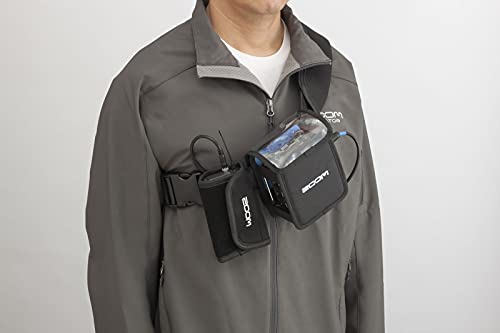 ZOOM PCF-6 Schutzhülle für F6 Field Recorder – Robuste Transporttasche am Umhängegurt für Außenaufnahmen und Set
