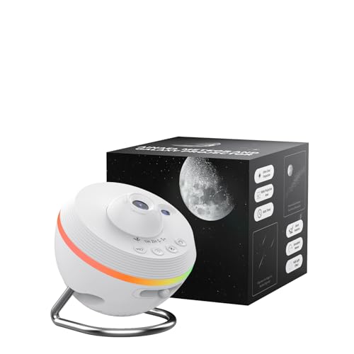 Ainael Galaxy Projector, Star Projector Home Planetarium with 1 Glass Projection Disc, 180°...