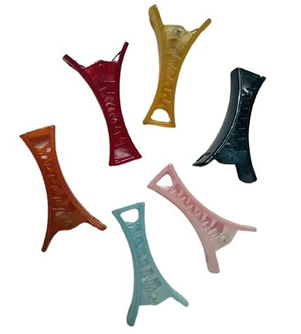 Shivoham Trendy Fashion Daily Use Small Size Banana Hair Clip Combo For Girls And Women (Pack Of 6 Multicolour, 2 Inch)(S1)-image-30