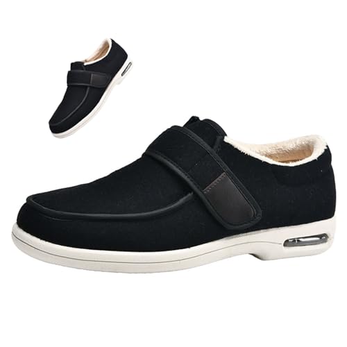 XYXHEII Zapatillas para Diabéticos Hombre, Comodidad Ajustable Zapatos, Zapatos para Caminar Ortopédicas, Zapatos Deportivos Ligeros, Zapatillas para Pies Hinchados Al Aire Libre (B EU 51)