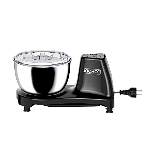 Dough Mixer with Ferment Function, Microcomputer Timing & Face-up Touch Panel, KICHOT 5 QT 230W Multifunctional Dough Maker Machine with Kneading Blade for Baking, Cake, Cookie, Mixing SM-1591(Black)