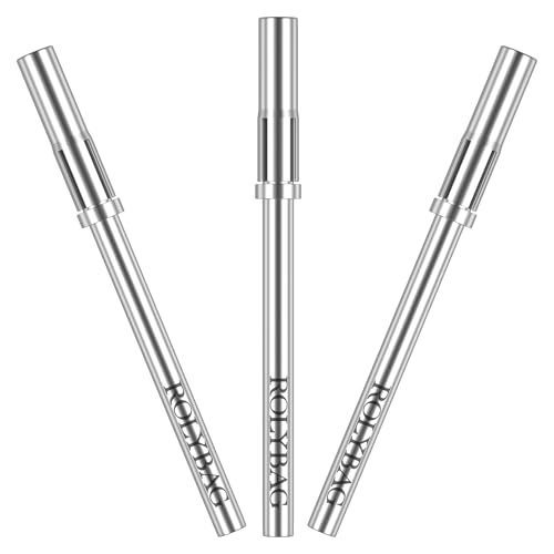 Rolybag Mandrel Nail Drill Bit Mandrel Bit for Small Sanding Bands 3/32 Easy Off Mini Mandrel Bit for Nails Suitable for Acrylic Nails Gel Manicures Silver Mandrel Drill Bit 38mm x 3.1mm