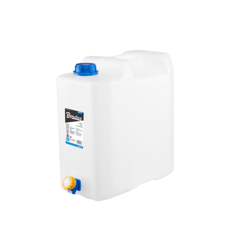 B2C Water Storage Container, 5-20 Litres, Thick Durable Plastic, Tap Included, Food Safe Optional Soap dispenser (15 Litres)
