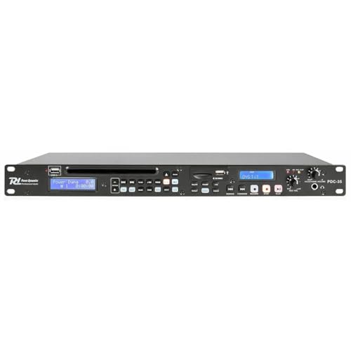 Power Dynamics PDC35 Dual Media Player mit CD, USB und SD mit Aufnahmefunktion
