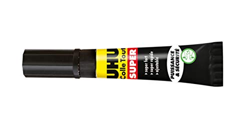 UHU Alleskleber Super Glue nachkorrigierbar super stark schnell geruchlos in Tube 7 g
