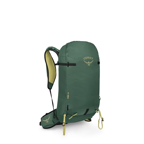 Osprey Firn 28L Ski and Snowboard Backpack - Lightweight Touring Backpack, Tundra Green, Medium/Large