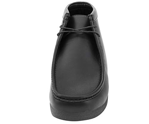 Image of Amali Casual Chukka Boots for Men, High-Top, Lace Up Suede Men's Shoes, Desert Boots with Crepe Rubber Sole
