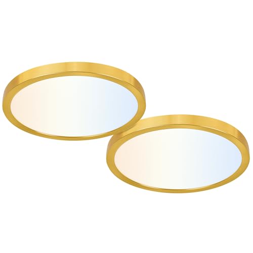 Image of hykolity 12 Inch Selectable CCT LED Round Flat Panel Light,2 Pack