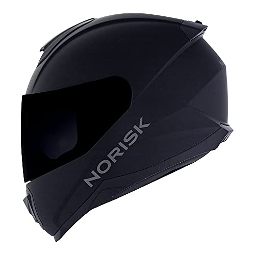 CAPACETE NORISK RAZOR MONOCOLOR PRETO FOSCO 58/M