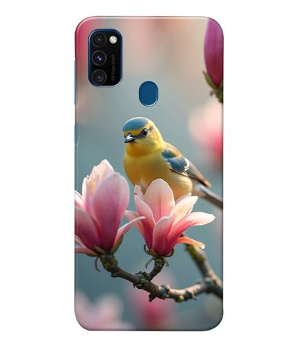 Image of Sparrow Birds Nature Printed Hard Back Case Cover Compatible for Samsung Galaxy M21 / Samsung Galaxy M30S (Multicolor) - D1669
