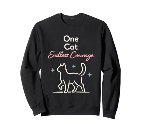 Support pour Chat à Trois Pattes - Trépied en Forme de cœur Sweatshirt